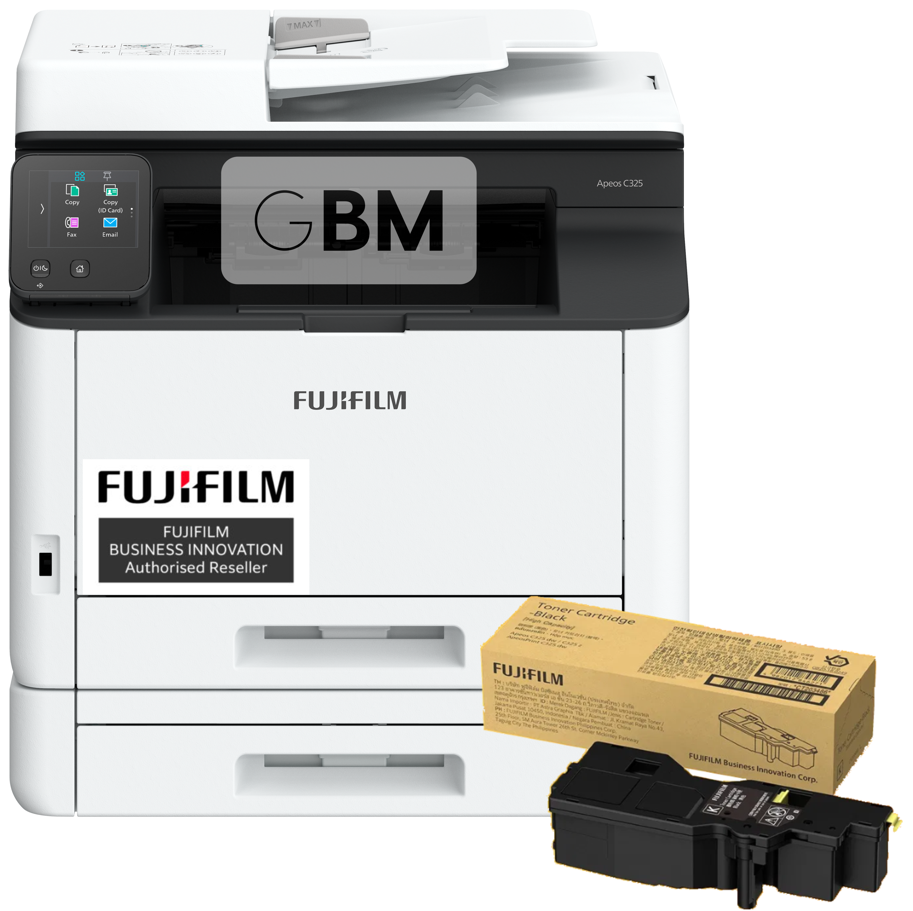FUJIFILM Apeos C325dwt A4 Colour Multifunction Printer with 2nd Sheet Feeder + Bonus 6k Black Toner & 3Y Warranty)