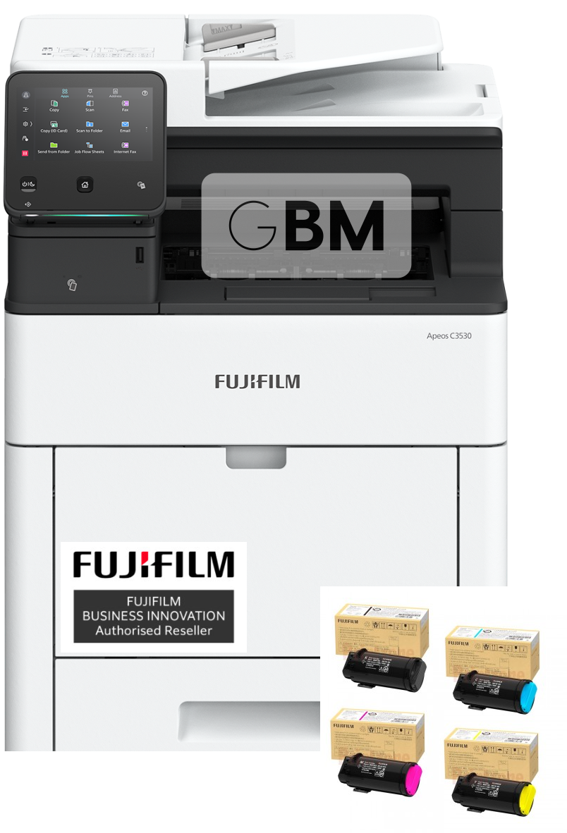 FUJIFILM Apeos C3530 A4 Colour Multifunction Printer + Receive Bonus Set of 15k  High Yield Toners Valued at $1,427